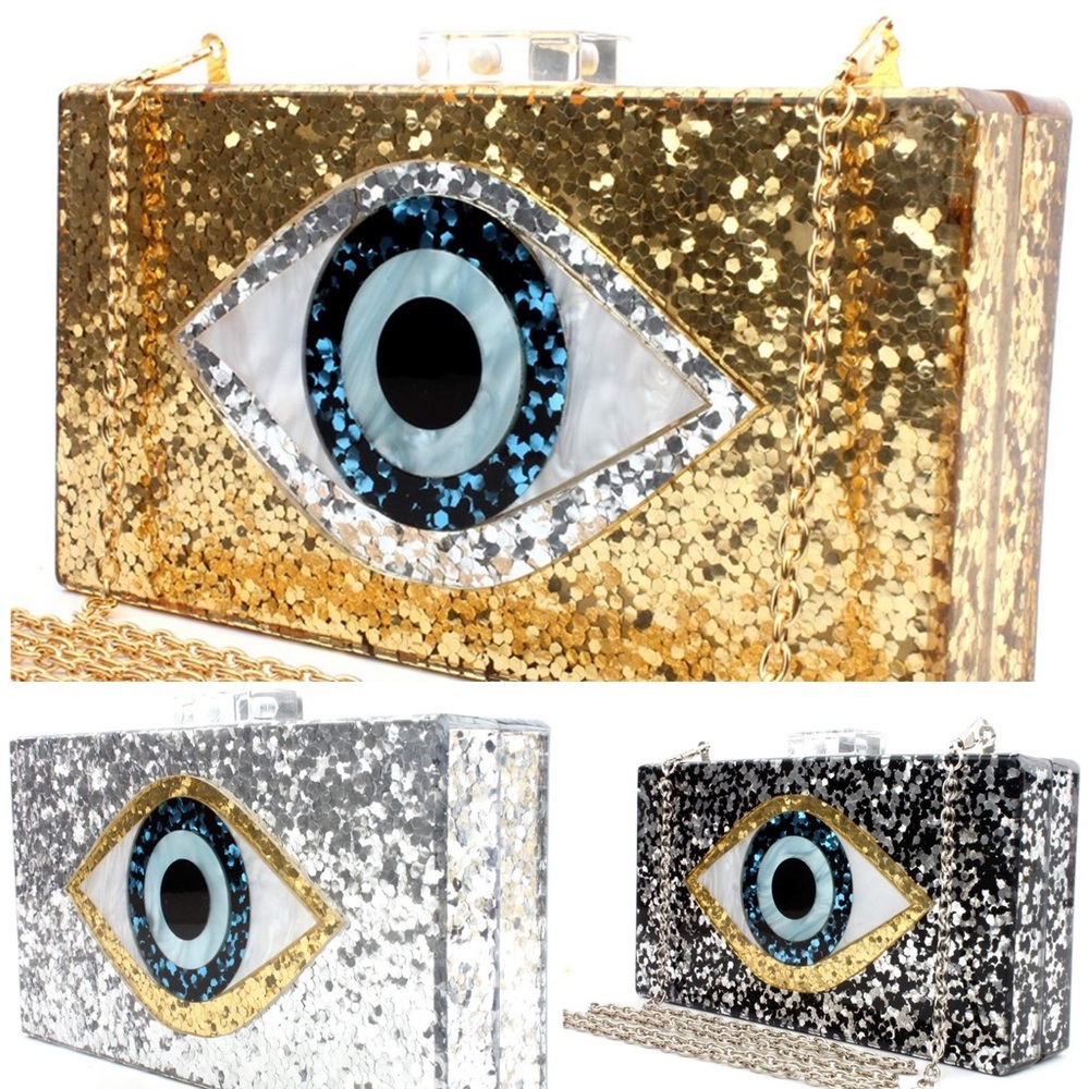 See You Later Crossbody in Gold, Silver,Charcoal